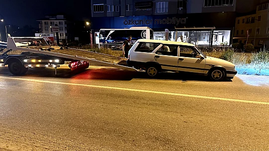 Lastik fırlayınca olan oldu