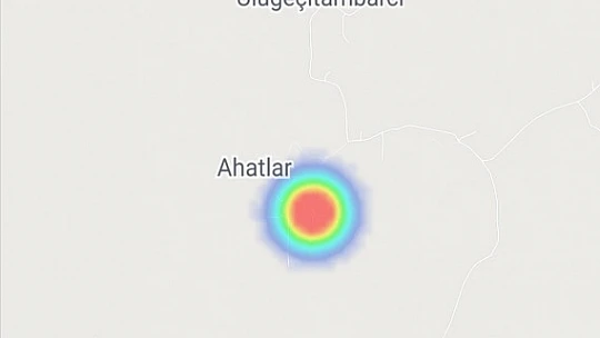Bartın'da kızaran noktalar dikkat çekiyor