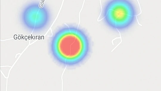 Bartın'da kızaran noktalar dikkat çekiyor