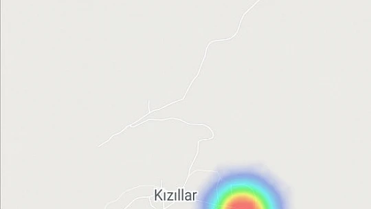 Bartın'da kızaran noktalar dikkat çekiyor