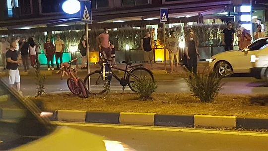 Çevre yolunda otomobil takla attı