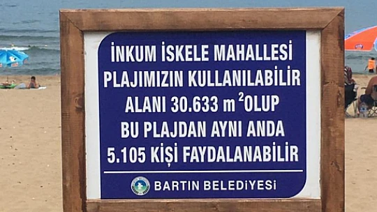 İnkumu ve Mugada sahilinin kapasiteleri belli oldu