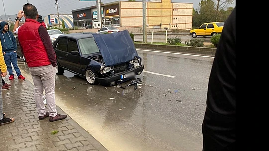 Bartın'da İki tofaş çarpıştı