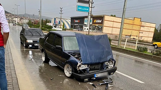 Bartın'da İki tofaş çarpıştı