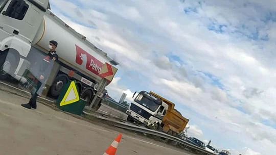 Çaycuma yolunda ilginç kaza