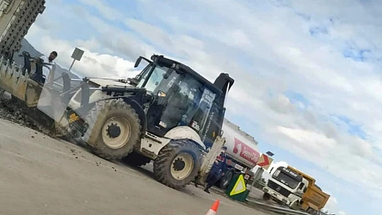 Çaycuma yolunda ilginç kaza