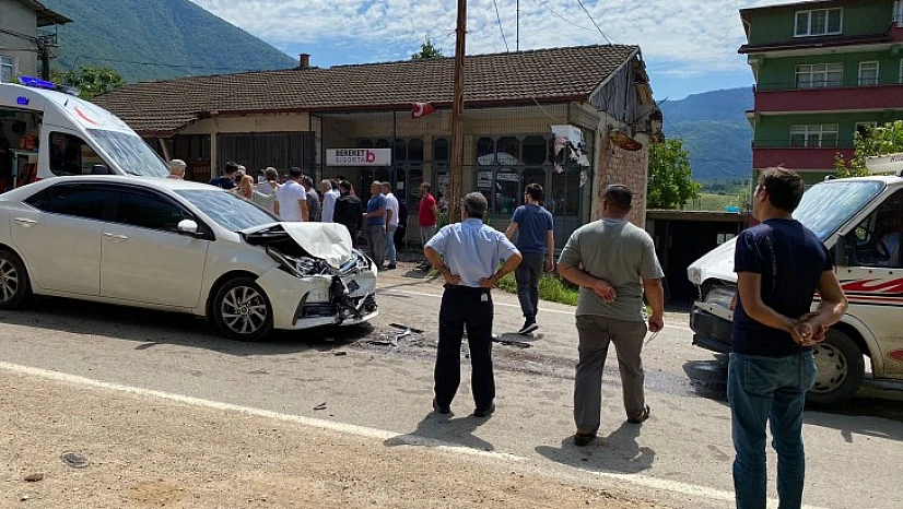 Arıt yolunda kaza