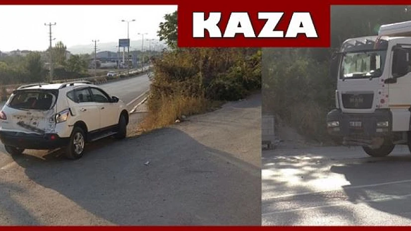 Bartın'da Kamyon İle Jip Çarpıştı