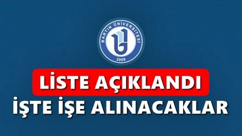 Üniversiteye alınacak işçilerin listesi