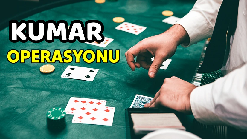 Bartın'da kumar operasyonu
