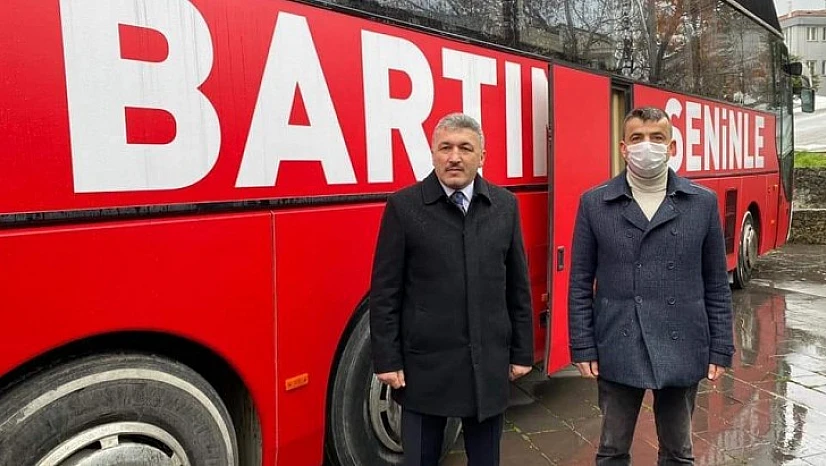 Kongre öncesi otobüs tanıtımı
