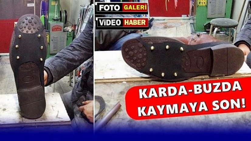 Bartınlı ayakkabıcıdan çivili takmatik